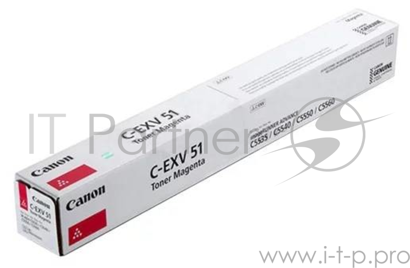 Тонер C-EXV 51L MAGENTA