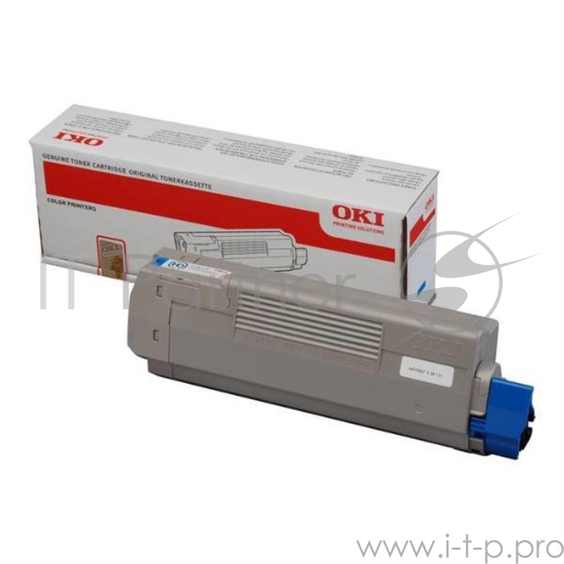 Тонер-картридж Oki C612 6K (cyan)