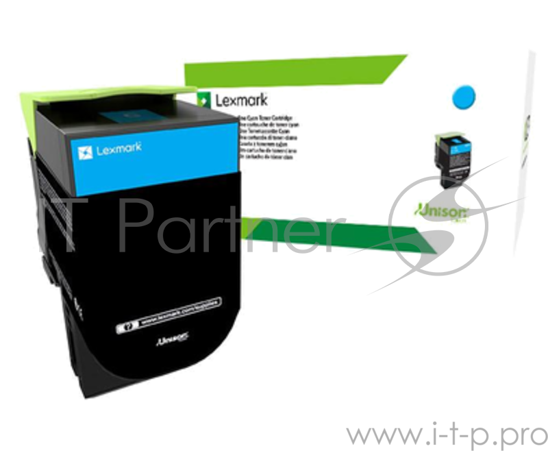 Картридж Lexmark CS310/410/510 3K Голубой Return Program