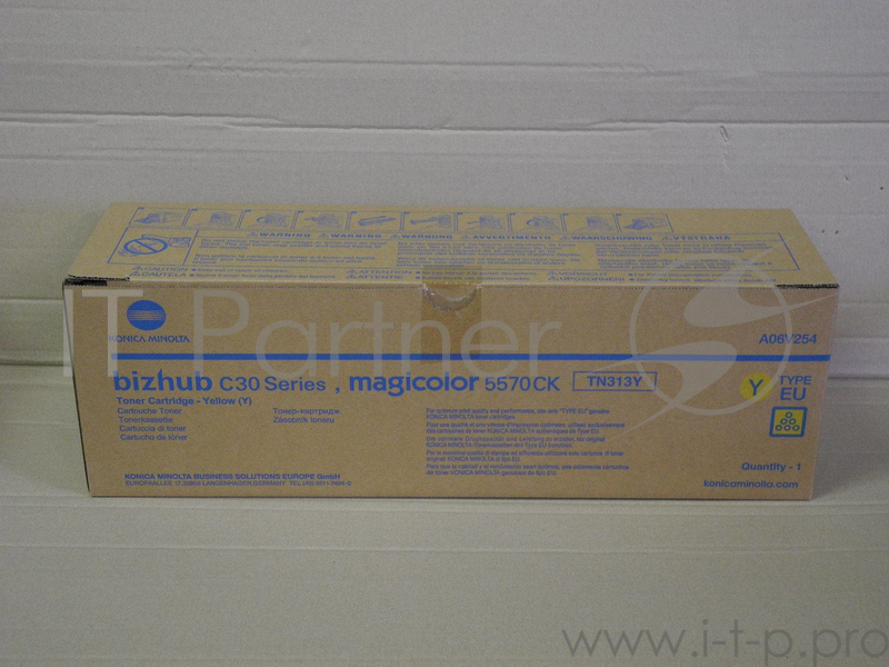Тонер Konica-Minolta bizhub C30P/C31P/mc5570 желтый TN-313Y (o)