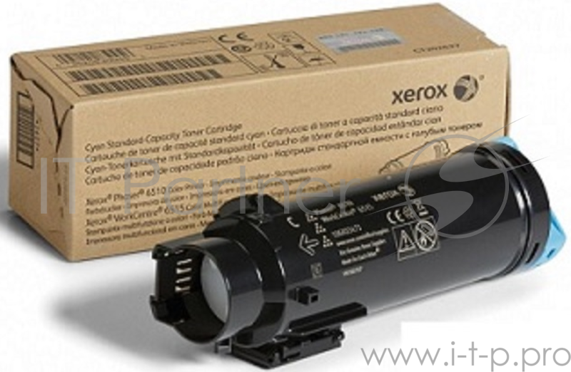 Тонер-картридж Xerox 106R03481 голубой, cyan 1000 стр. для Phaser 6510/WorkCentre 6515 (Channels)