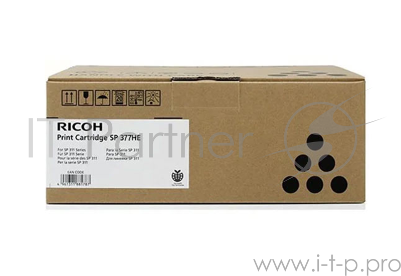 Принт-картридж Ricoh SP 377XE черный, 6400 отпечатков, для SP 377DNwX/SP377SFNwX