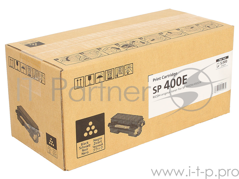 Принт-картридж Ricoh тип SP 400E черный, 5000 отпечатков, для SP 400DN/ SP 450DN