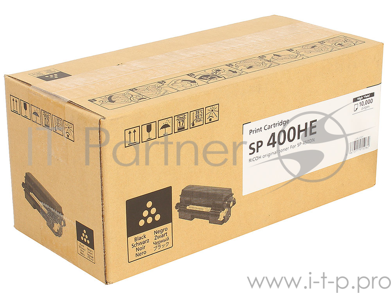 Принт-картридж Ricoh тип SP400HE черный, 10000 отпечатков, для SP 450DN