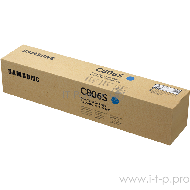 Тонер-картридж Samsung CLT-C806S/SEE голубой для SL-X7400GX/SL-X7500GX/SL-X7600 30000 стр.