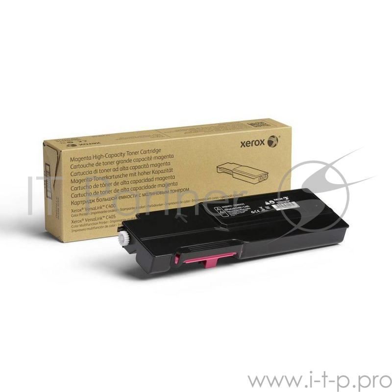 Тонер-картридж Xerox 106R03523 Magenta пурпурный, 4800 стр. (повышенной емкости) для VersaLink C400/C405 (Channels)