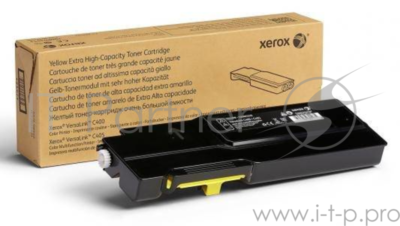 Тонер-картридж Xerox 106R03521 Yellow желтый, 4800 стр. (повышенной емкости) для VersaLink C400/C405 (Channels)