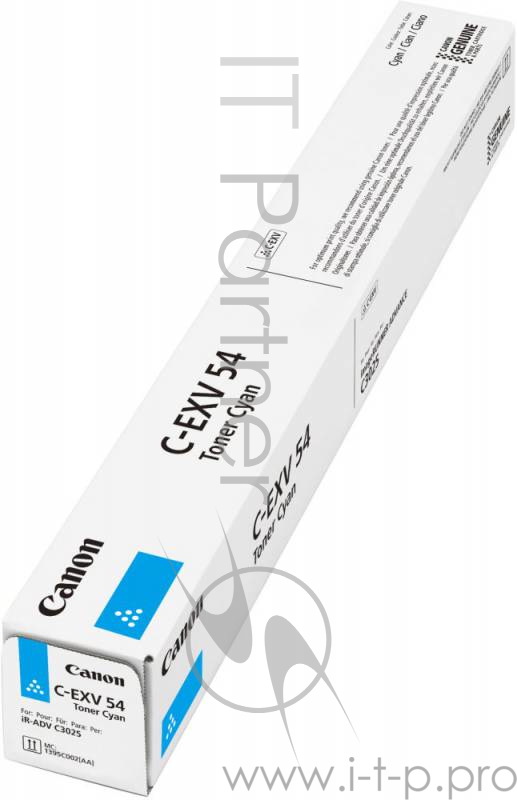 Тонер Canon C-EXV54C 1395C002 голубой туба для копира C3025i