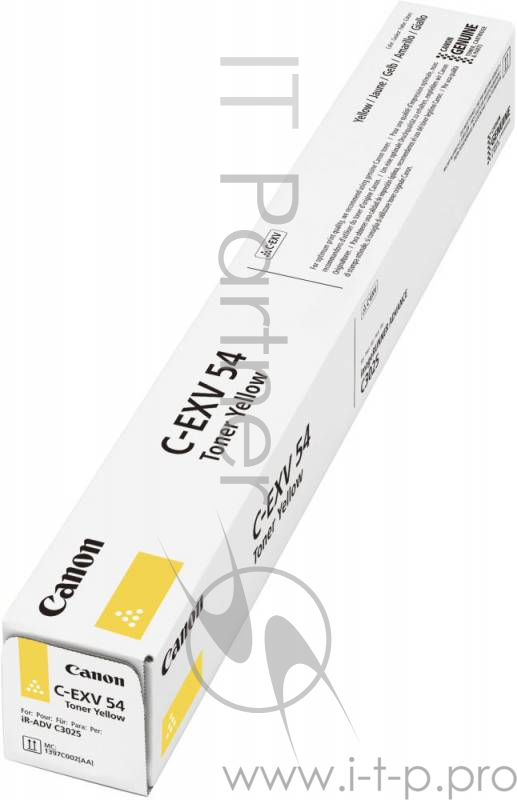 Тонер Canon C-EXV54Y 1397C002 желтый туба для копира C3025i