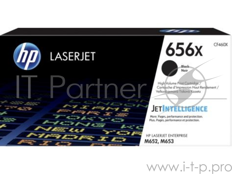 Картридж HP 656X High Yield Black для HP CLJ M652/M653 (CF460X) 27000 стр