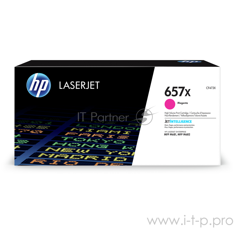 Картридж HP 657X High Yield Magenta для HP CLJ MFP M681/M682 (CF473X) 23000 стр