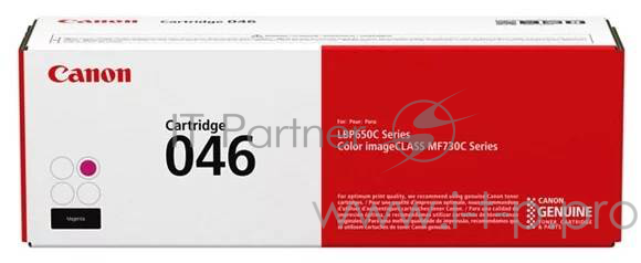 Картридж Canon 046M для i-SENSYS MF732/734/735, LBP653/654. Пурпурный. 2300 страниц.