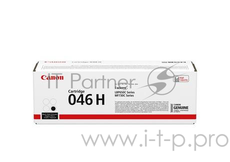 Тонер Картридж Canon 046 H BK 1254C002 черный (6300стр.) для Canon i-SENSYS LBP650/MF730