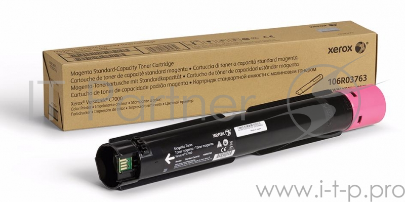Тонер XEROX 106R03767 пурпурный,magenta (10100 стр) для XEROX VersaLink C7000 (Channels)