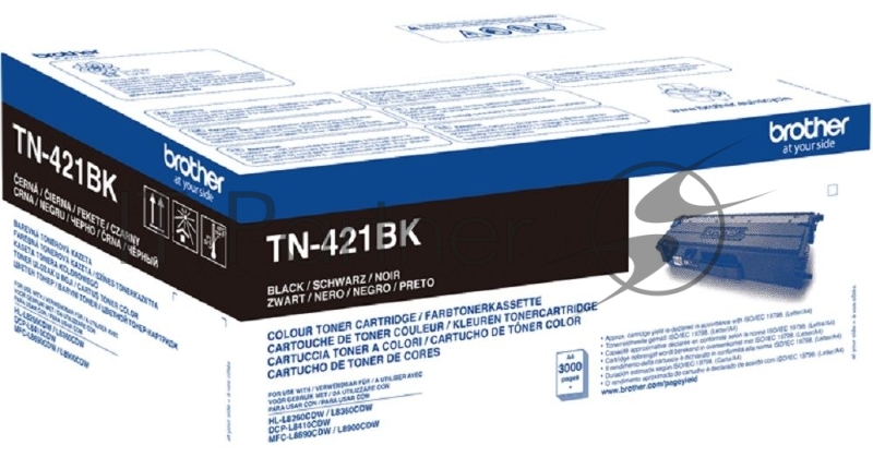 Картридж Brother TN-421BK (3 000 стр.) HLL8260CDW,DCPL8410CDW, MFC-L8690CDW