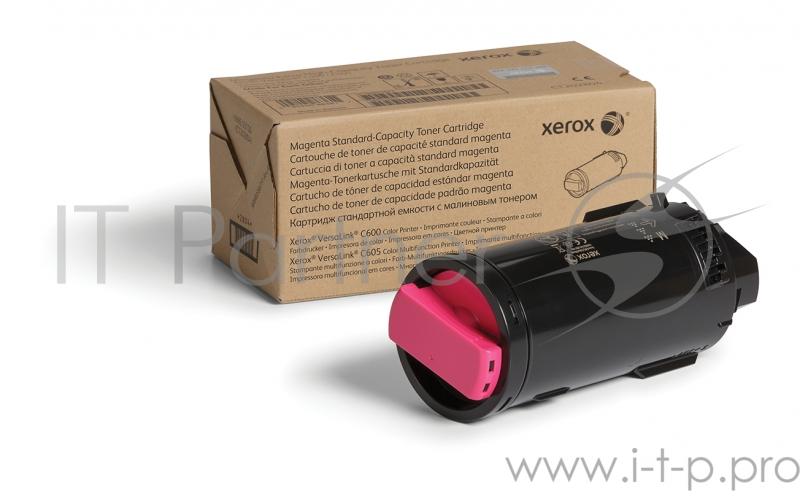 Тонер XEROX 106R03909 пурпурный,magenta (6000 стр) для XEROX VersaLink C600/C605 (Channels)
