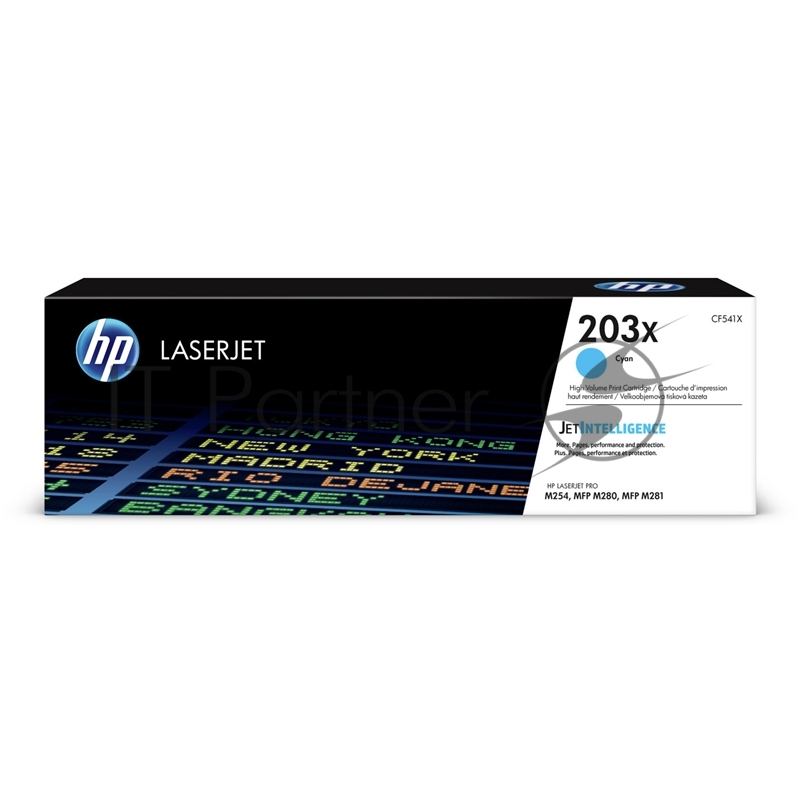 Тонер-картридж HP 203X Original Cyan LaserJet Toner Cartridge