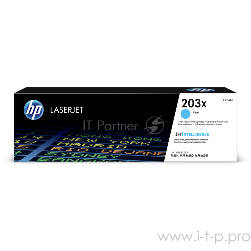 Тонер-картридж HP 203X Original Cyan LaserJet Toner Cartridge