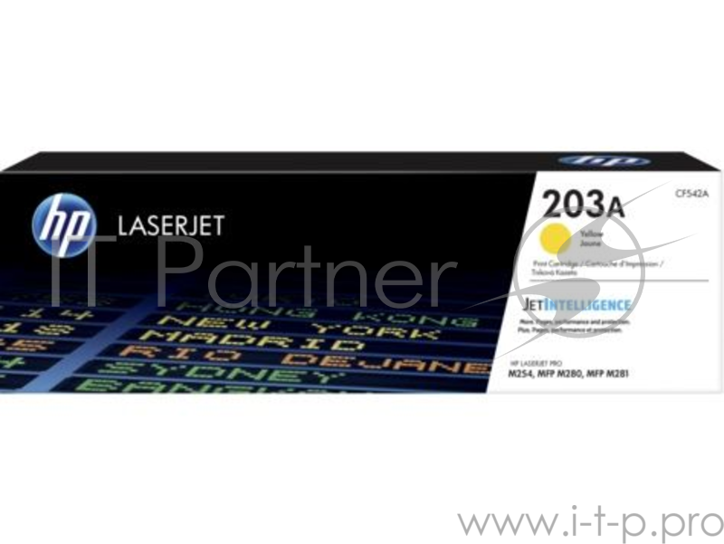 Тонер-картридж HP 203A Original Yellow LaserJet Toner Cartridge