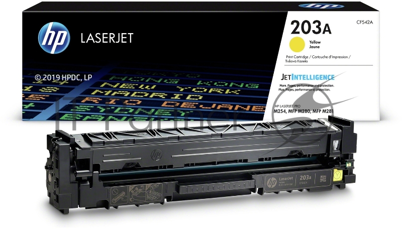 Тонер-картридж HP 203A Original Yellow LaserJet Toner Cartridge