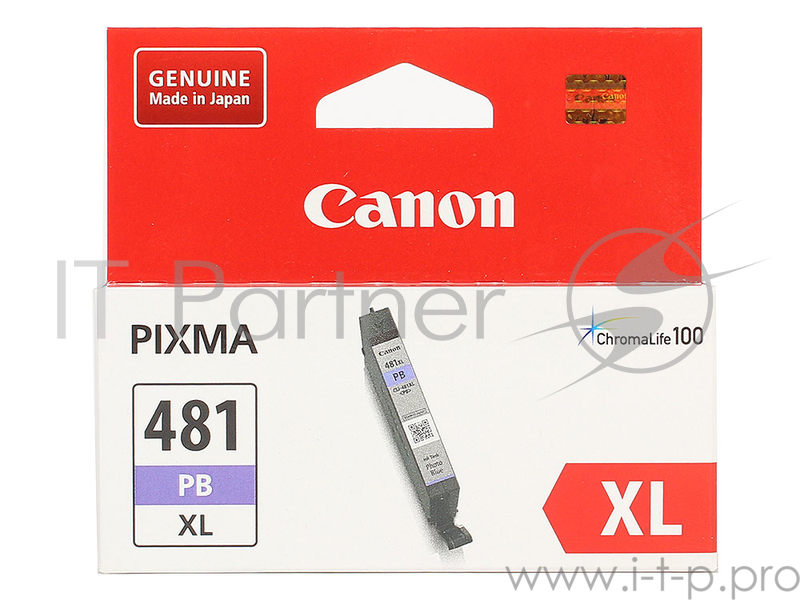 Картридж Canon CLI-481XL PB EMB для TS8140/TS9140. Фото голубой. 1660 страниц.
