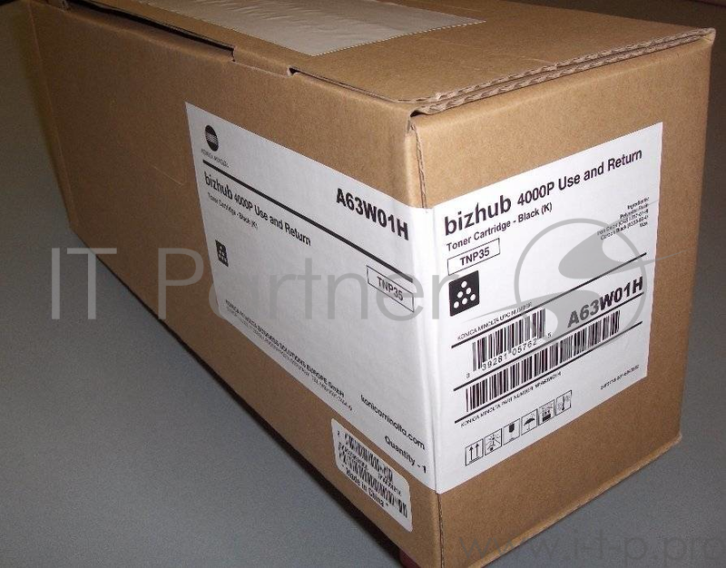 Тонер-картридж Konica-Minolta bizhub 4000P TNP-35 20k возвратный (о)