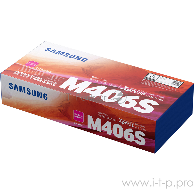 Тонер Картридж SAMSUNG CLT-M406S/ SU254A пурпурный (1000стр.) для Samsung CLP-360/365/CLX-3300/3305