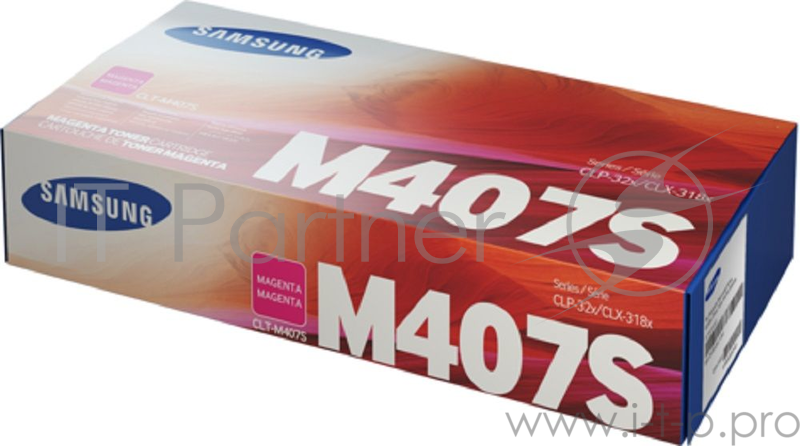 Тонер Картридж SAMSUNG CLT-M407S/ SU266A пурпурный (1000стр.) для Samsung CLP-320/325/CLX-3185