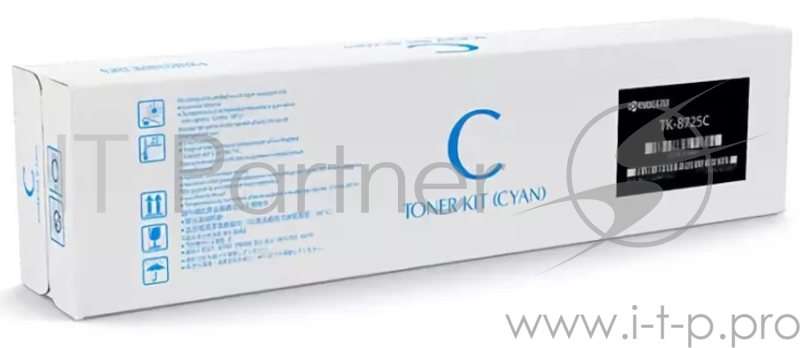 Тонер-картридж TK-8725C (1T02NHCNL0) 30 000 стр Cyan для TASKalfa 7052ci/8052ci