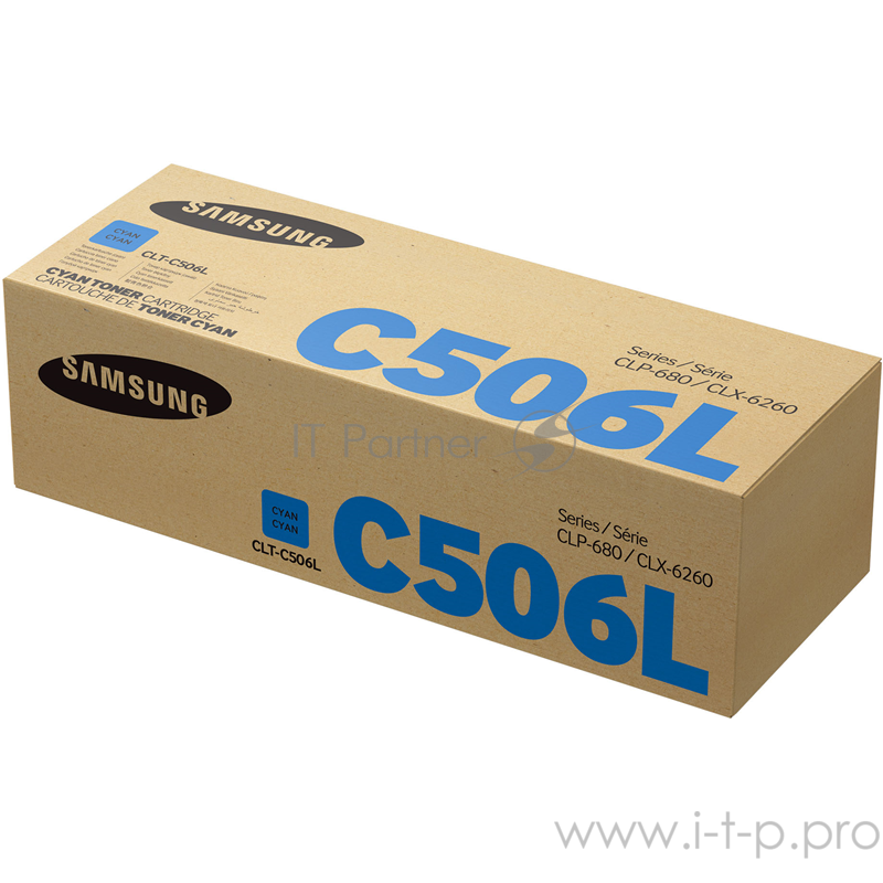 Тонер-картридж Samsung CLT-C506L High Yield Cyan Toner Cartridge