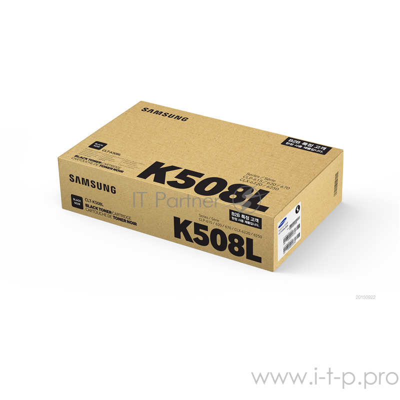 Тонер Картридж SAMSUNG CLT-K508L/ SU191A черный (5000стр.) для Samsung CLP-620/670/CLX-6220