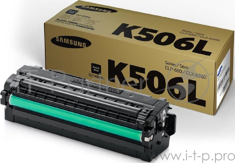 Тонер Картридж SAMSUNG CLT-K506L/ SU173A черный (6000стр.) для Samsung CLP-680/CLX-6260