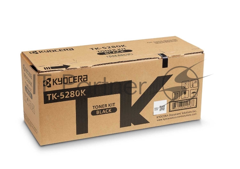 Тонер-картридж Kyocera TK-5280K (1T02TW0NL0), Black черный, 13000 стр, для M6235cidn/M6635cidn/P6235cdn