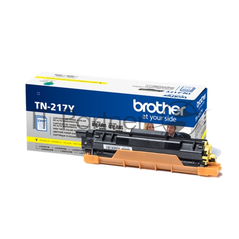 Тонер Brother Тонер-картридж TN217Y 2300 стр. желтый для MFC-L3770CDW, DCP-L3550CDW, HL-L3230CDW