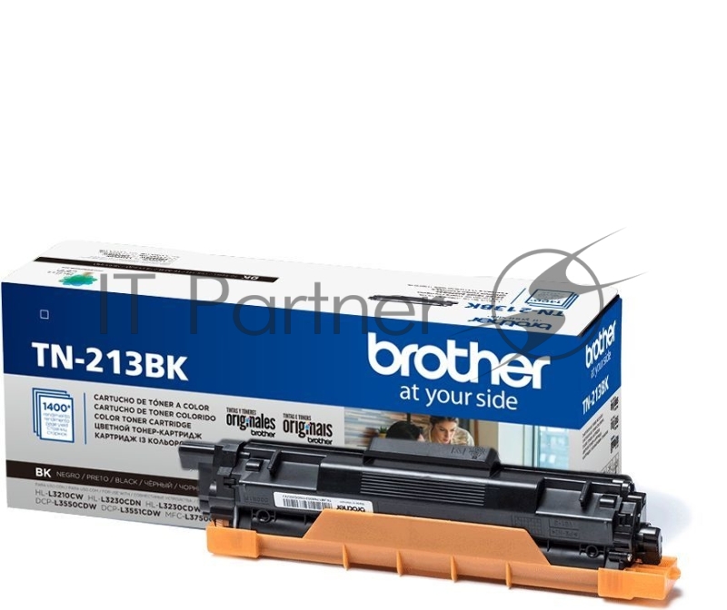 Тонер Brother Тонер-картридж TN213BK 1400 стр. черный для MFC-L3770CDW, DCP-L3550CDW, HL-L3230CDW