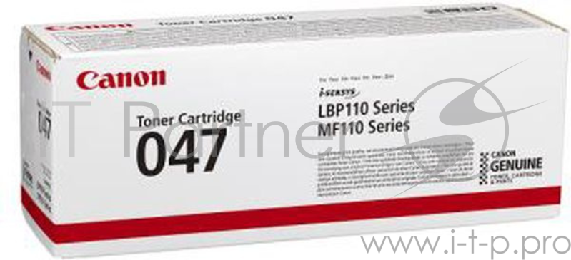 Тонер-картридж CANON 047 BK 1600 стр