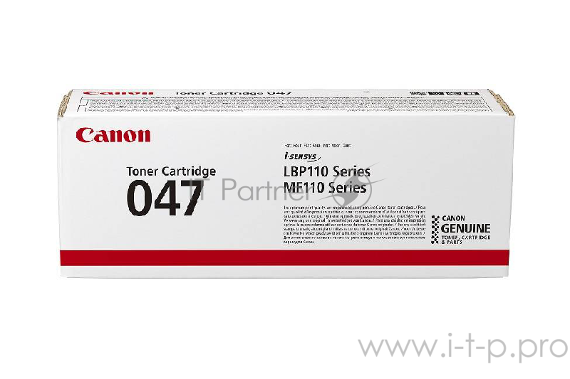 Тонер-картридж CANON 047 BK 1600 стр