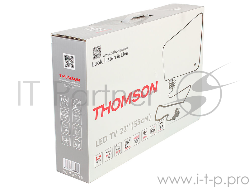 Телевизор LED 22 THOMSON T22FTE1020 черный