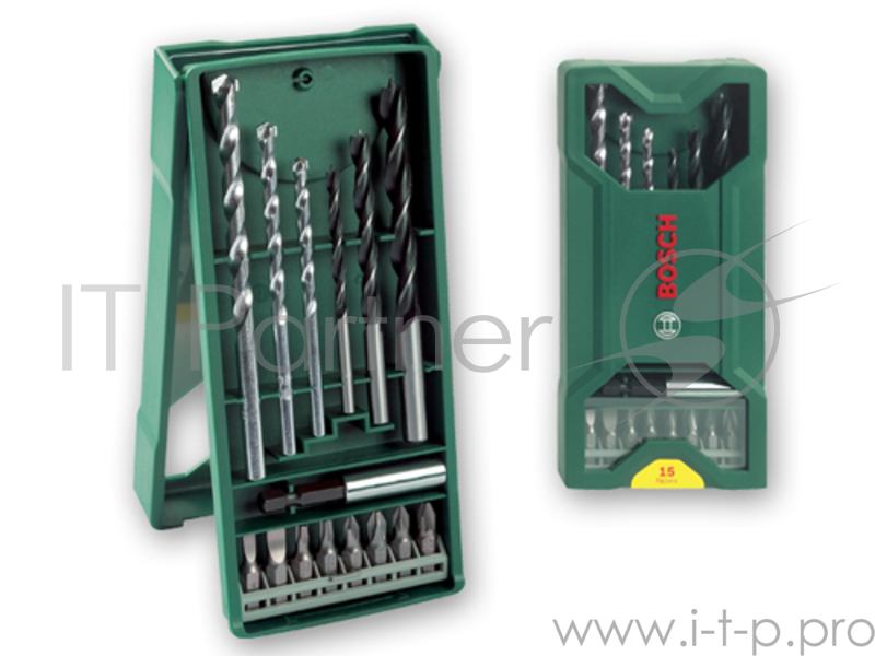 Bosch Bosch 2607019579 набор сверл и бит, 15 шт