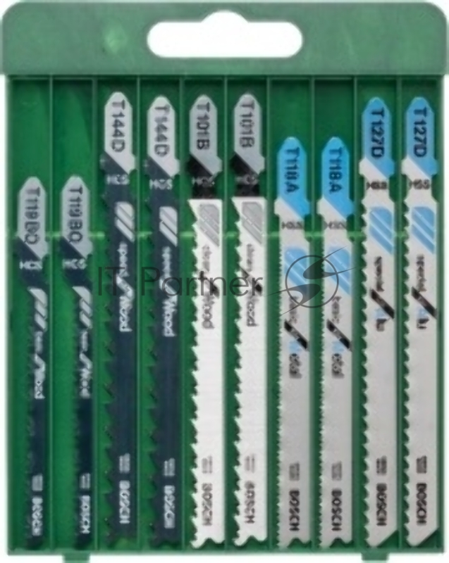 Bosch Bosch SET T-ХВ 2609256746 набор пилок для лобзика, 10 шт, универсальные