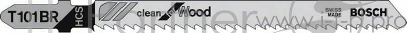 Bosch Bosch T 101 BR 2608630014 набор пилок для лобзика, 5 шт, по дереву