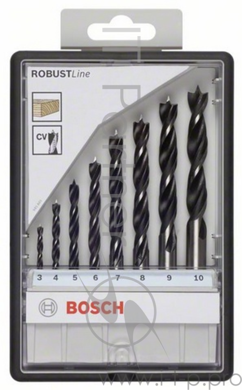 Bosch Bosch Robust Line 2607010533 набор сверл 8 шт, по дереву