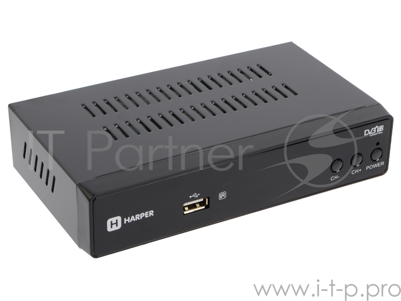 Ресивер DVB-T2 HARPER HDT2-5010, черный