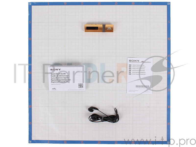 Плеер Sony NWZ-B183F МР3 плеер, 4GB, FM тюнер, золотой