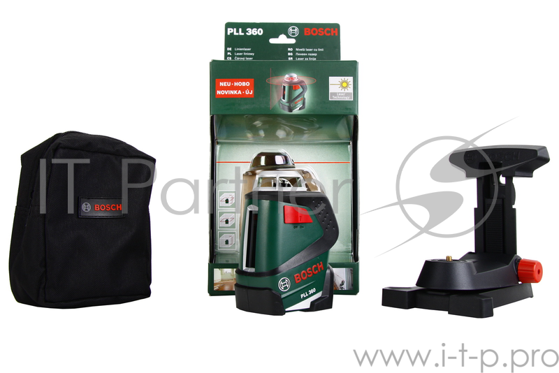 Лазерные дальномеры, уровни, детекторы Bosch PLL 360 нивелир лазерный линейный 0603663020