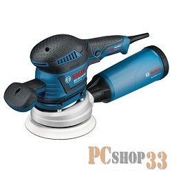 Шлифовальная машина Bosch GEX 125-150 AVE Эксцентриковая шлифовальная машина 060137B102 { 400 Ватт, 125-150мм, рег.ск, 2.4 кг, Anti Vib, коробка }