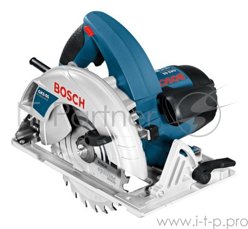 Пила Bosch GKS 65 Пила дисковая 0601667000 { 1600 Вт,190х30мм, 66мм, плавн.пуск,4,8кг, коробка }