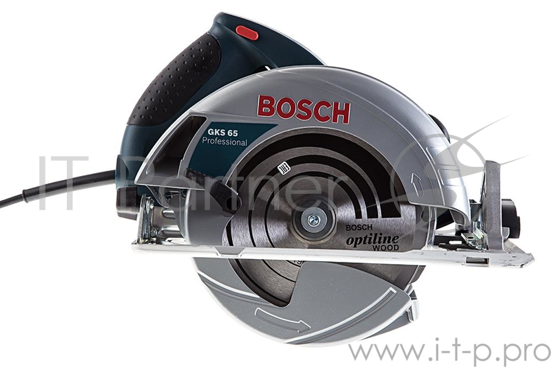 Пила Bosch GKS 65 Пила дисковая 0601667000 { 1600 Вт,190х30мм, 66мм, плавн.пуск,4,8кг, коробка }