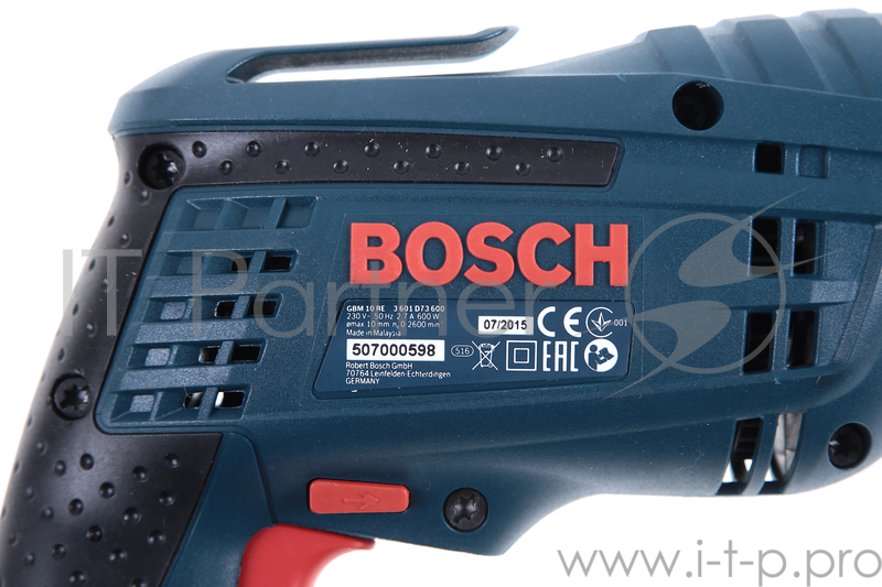 Дрель, Шуруповерт Bosch GBM 10 RE дрель безударная 0601473600 {(600 Вт, патрон 10мм , 6нм, 1,7кг, коробка)}