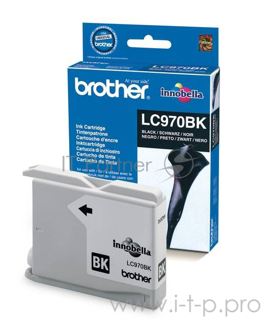 Картридж струйный Brother LC970BK black for DCP-135C/150C, MFC-235C/265C